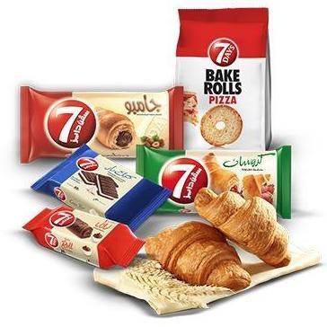 Roti 7 days Bread Croissant  Chocolate & Strawberry roti 7Days Bakery Products Almarai Rasa Cokelat 