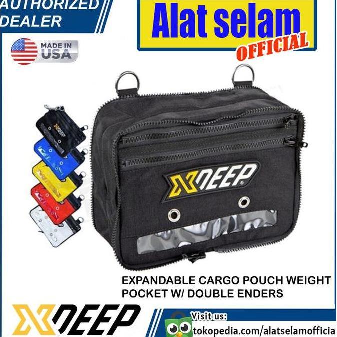 BEBAS ONGKIR - Expandable Cargo Pouch XDeep Weight Pocket BCD Technical Scuba Diving