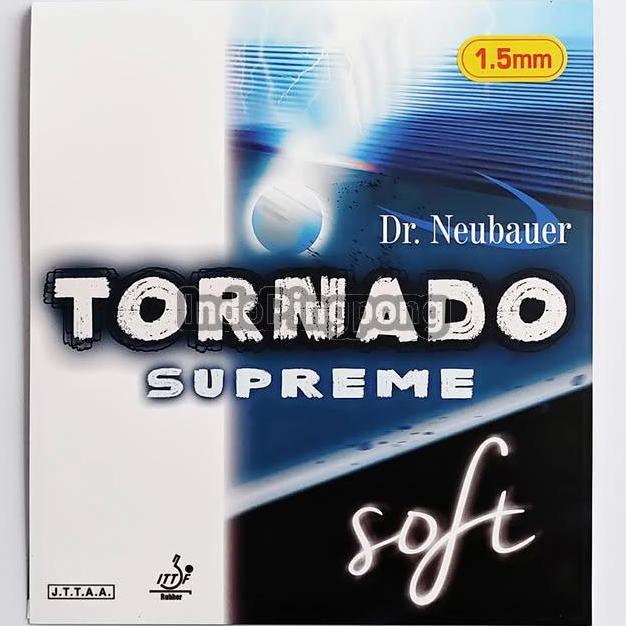 TERBARU - Dr. Neubauer Tornado Supreme Soft 1.5 1.8 mm Short Pips Bintik Serang Pendek