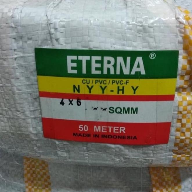 Kabel Listrik Serabut Nyyhy 4X6 4X6Mm Eterna @50Meter  Sale