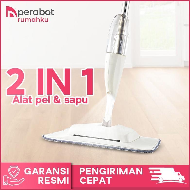 Alat Pel Lantai Spray Mop 2 in 1 - Sapu Pel Lantai 2 in 1 Pel Lantai Semprot