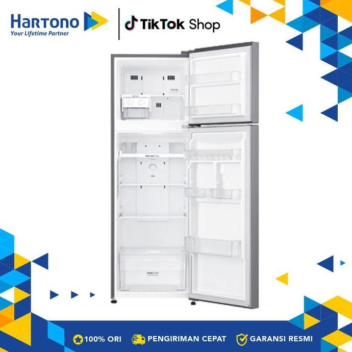 LG Kulkas Kecil 2 Pintu Small 2 Door Refrigerator GNG272SLCB
