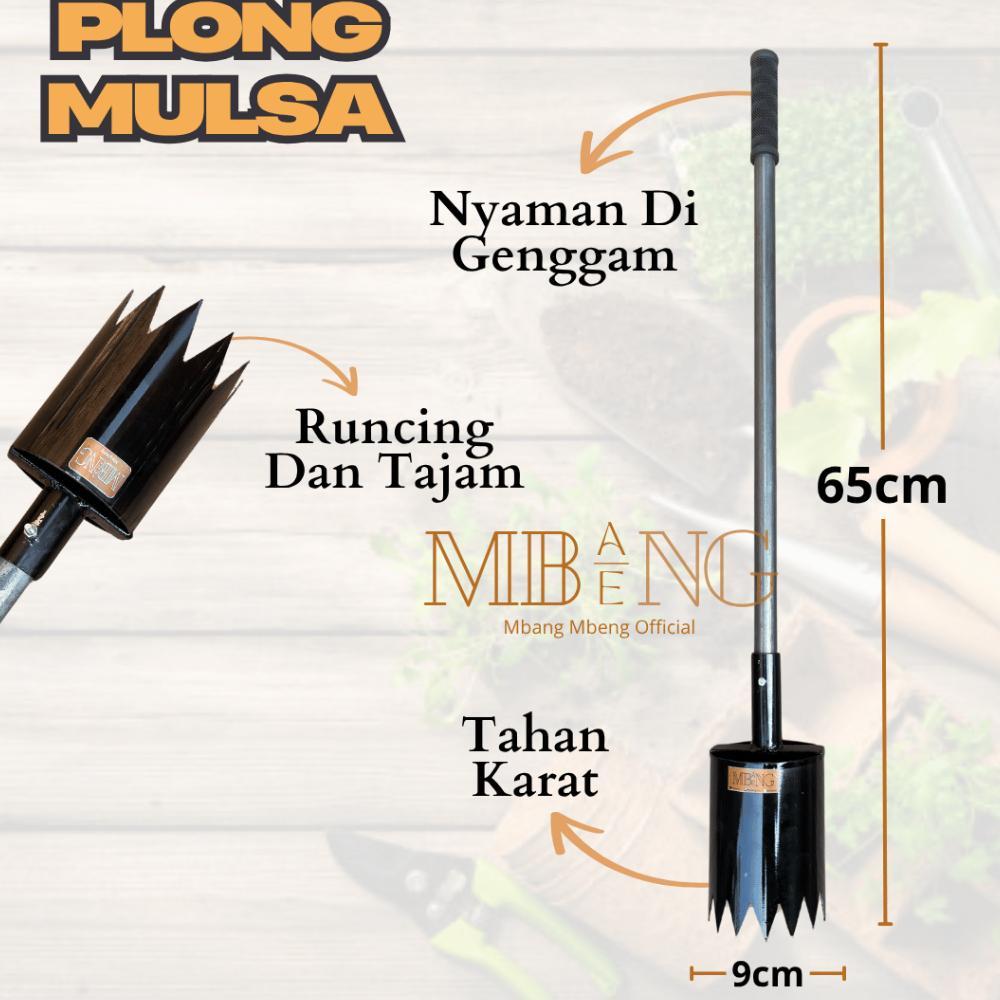 Mbang-Mbeng Plong Mulsa Diameter 9Cm / Alat Pelubang Plastik Mulsa Dengan Gagang / Pelubang