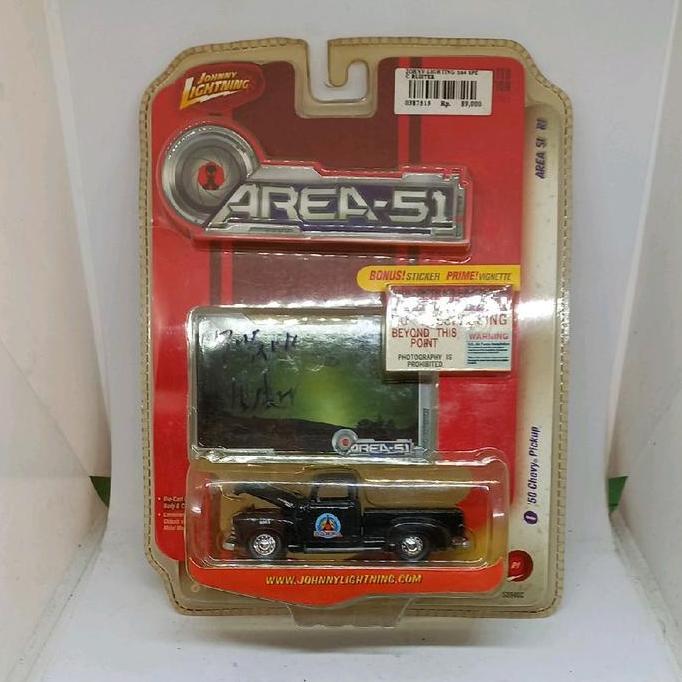 johnny lightning 50 chevy pickup area-51 diecast 1/64 n0 mulus (s)