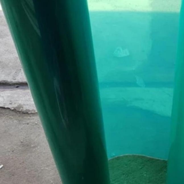 Fiber pagar polos plastik penutup pagar per rol 50 meter