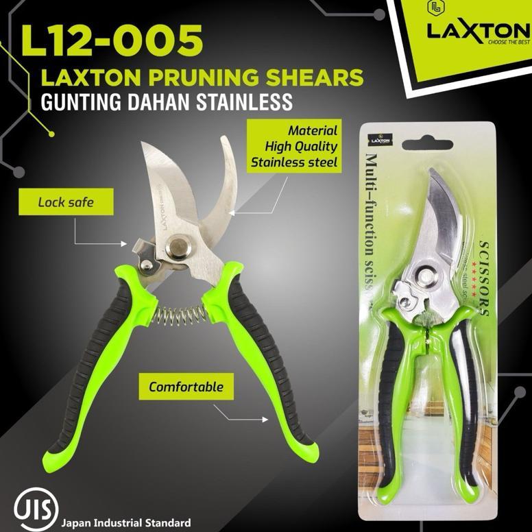 DESYAVANA - LAXTON L12-5 GUNTING DAHAN STAINLESS SERBAGUNA STEK BONSAI BUNGA TANAMAN
