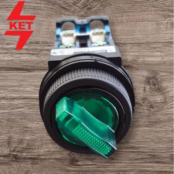 ILLUMINATED SELECTOR SWITCH FUJI ELECTRIC AR30PL-2 E3 LED 24V ASLI