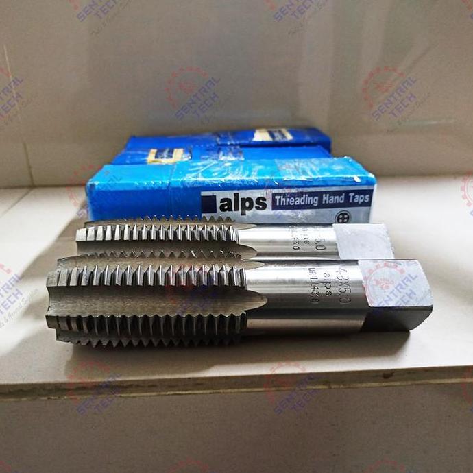Promo Hand Tap M48 X 5 ALPS Carbon Steel Metric Set Diskon