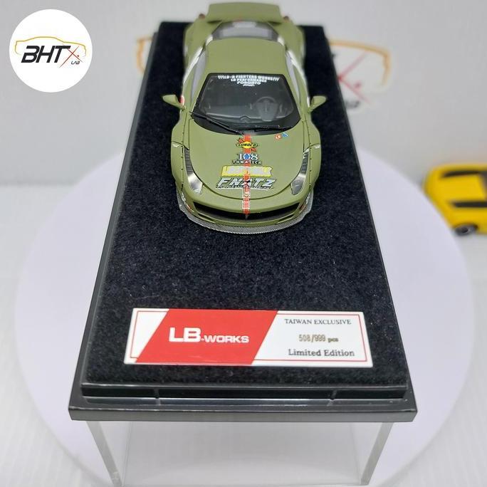 Timothy & Pierre Liberty Walk Ferrari 458 Zero Fighter LB-Works Taiwan Exclusive Limited Edition 999