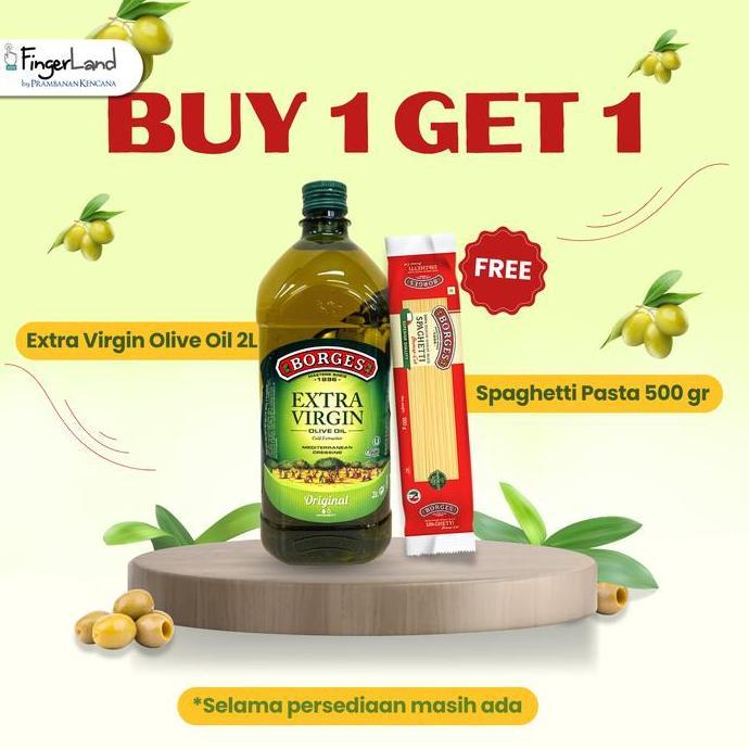 BORGES Extra Virgin Olive Oil 2 Liter Minyak Zaitun