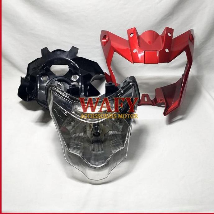 Headlamp Set Isi 3  New Vixion Advance Original Nva Bisa Di pasang DI New Vixion Lighting Nvl 2013 -