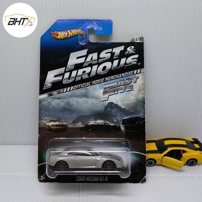 Hot Wheels Fast & Furious Series 2009 Nissan GT-R Fast Five Official Movie Merchandise 2013 Hotwheel