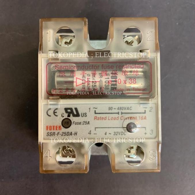 FOTEK SSR-F-25-DA-H SSR F 25 DAH FUSE TYPE HARGA KHUSUS