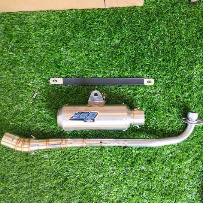 KNALPOT DPJ MODEL DOS GP1 BUAT MOTOR BEBEK LEHER NETRAL SAMPING. ORIGINAL DAN TERPERCAYA