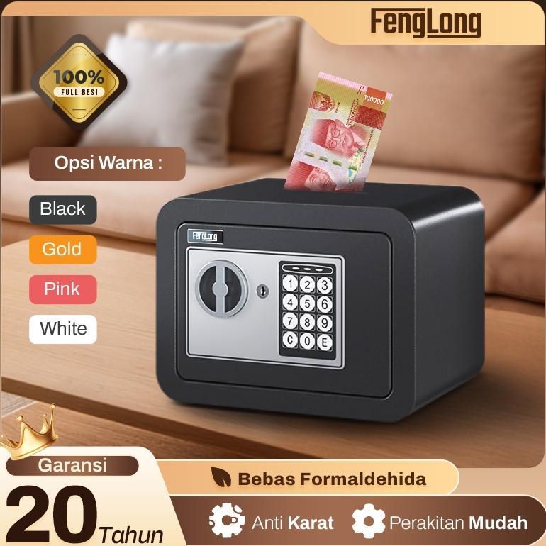 FENG LONG BRANKAS MINI BRANKAS UANG DAN EMAS BERANGKAS UANG BRANKAS UANG MINI SAFETY BOX MINI
