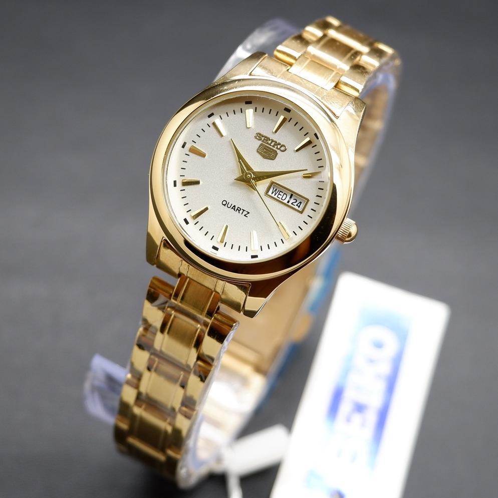 Jam Tangan Wanita Seiko 5 Rantai Analog Bisnis Fashion Jam Tangan