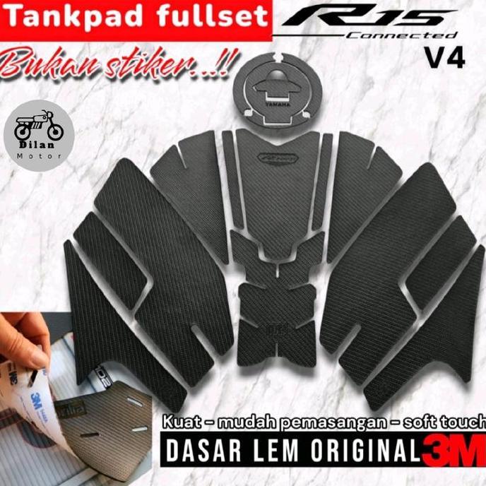 Tankpad R15 V4 Carbon Pattern Stiker R15 V4