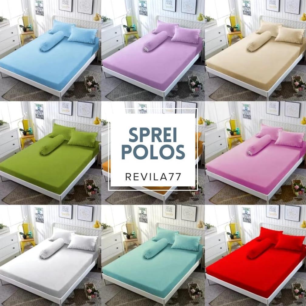 Sprei Polos Ukuran 180X200, 160X200, 120X200 - Sprei Homemade Polos Murah