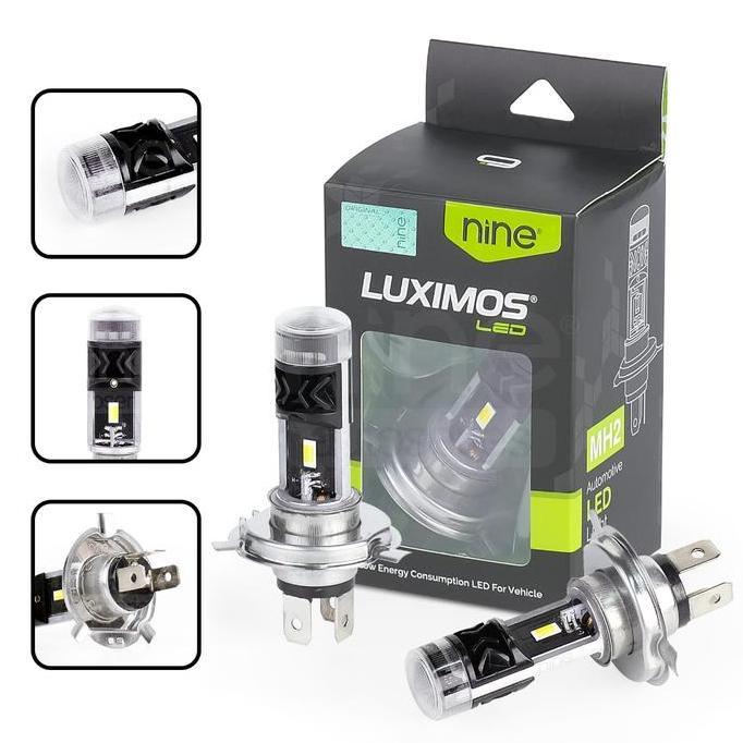 bangtapan21 - lampu led motor cbr verza vixion scoopy original h4 9nine luximos mh2 dekat putih jauh