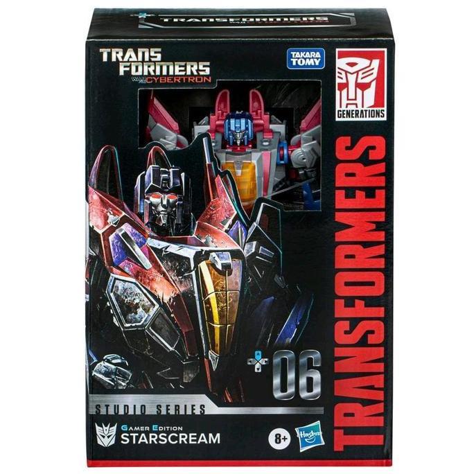 HASBRO, Transformers Studio Series Gamer Edition Deluxe War for Cybertron 06 Starscream