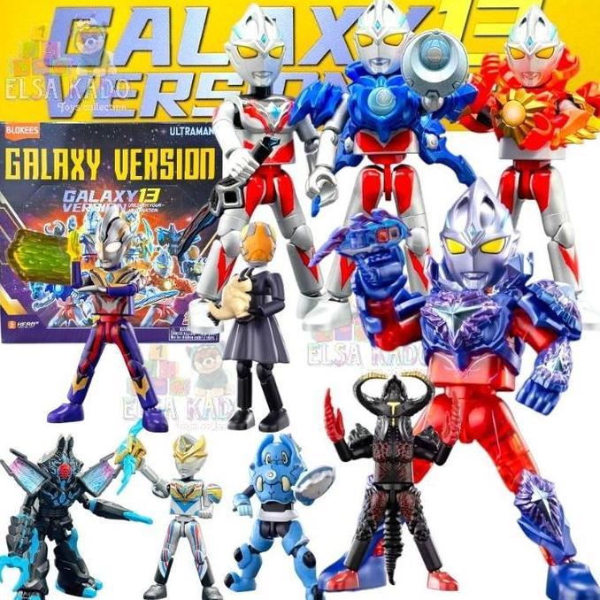 Blokees Ultraman Galaxy Version 13 Volume GV13 Harga 1 KOTAK ISI 9 PCS Karakter Ultraman Arc / Trigg