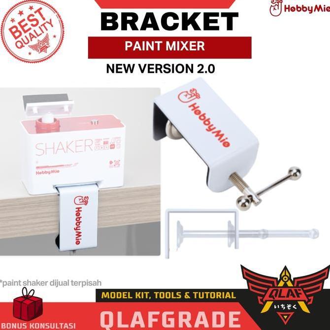 Bracket Shaker Hobby mio - adjustable clamp pengaduk cat paint mixer campur cat otomatis