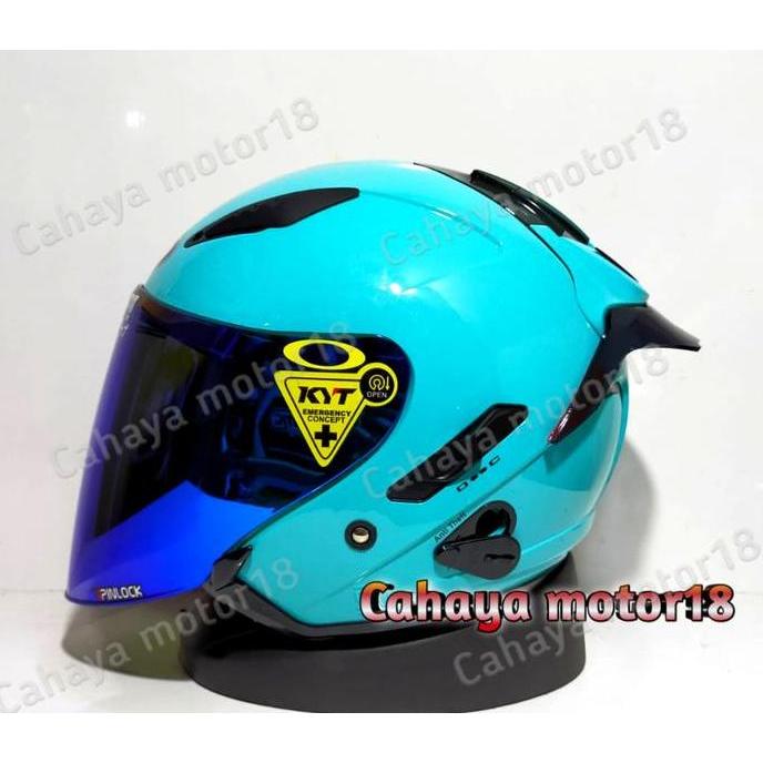 PAKET GANTENG HELM KYT AQUA|HELEM DOUBLE VISOR