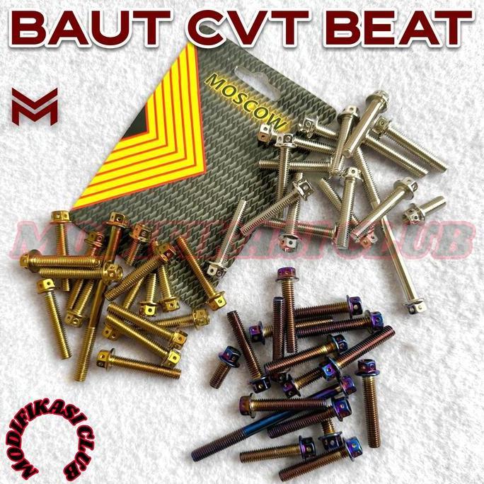 Baut Probolt Cvt Honda Beat Isi 17 Biji Bisa Scoopy Karbu Scoopy Fi Vario 110 Spacy F1 Karbu Stenlis