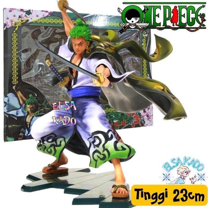 Action Figure Roronoa Zoro Wano One Piece Megahouse Pop Recast