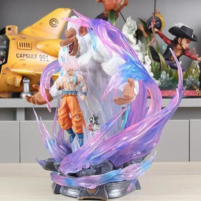 Action Figure Goku Ultra Instinct Oozaru White Great Ape PVC Recast