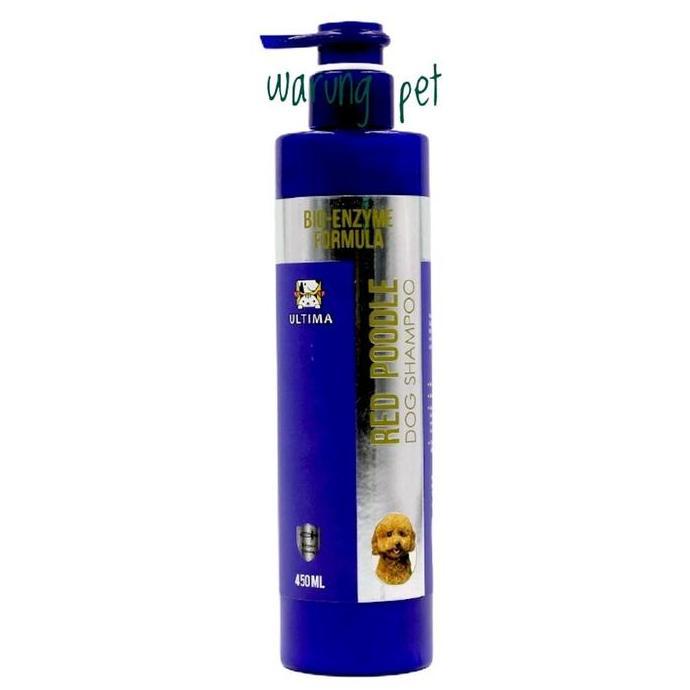 Ultima Red Poodle Dog Shampoo 450ml Shampoo Anjing Poodle