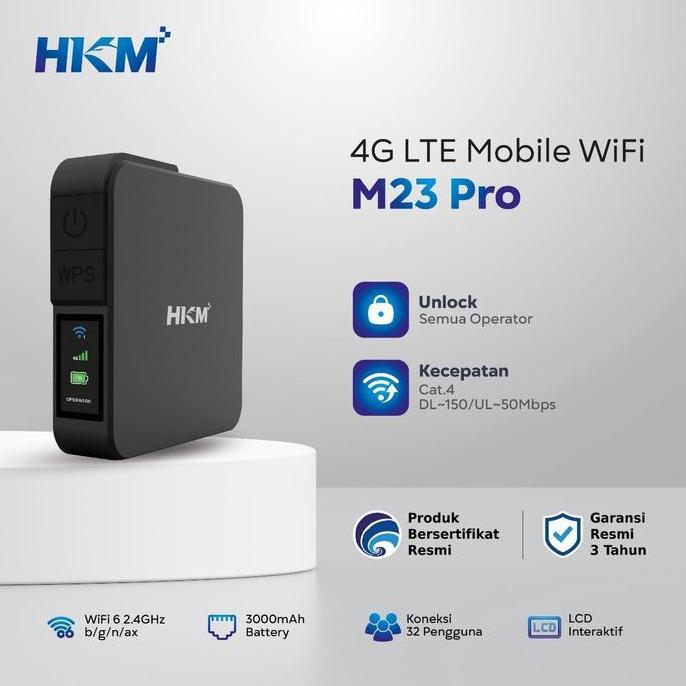 HKM M23 Pro MiFi N3 Modem Portable WiFi 4G LTE Unlock All Operator BIM
