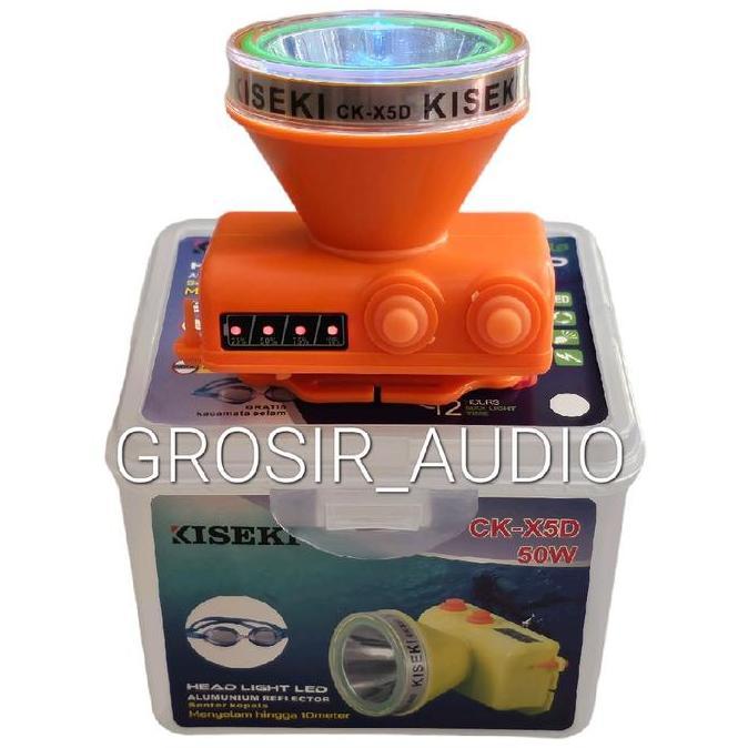 Senter Kepala Kiseki Ck X5D 50Watt ,Senter Head Kiseki 50W ,Kiseki 50W ,Kiseki X5D ,Senter Kepala Se