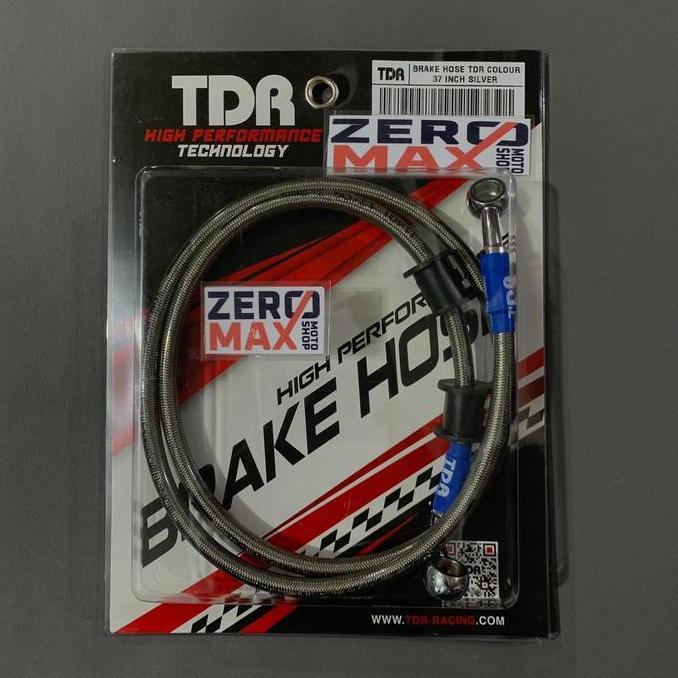 Selang Rem TDR 37inch 93cm Silver Beat Karbu Beat FI ESP Spacy FI RESTOCK