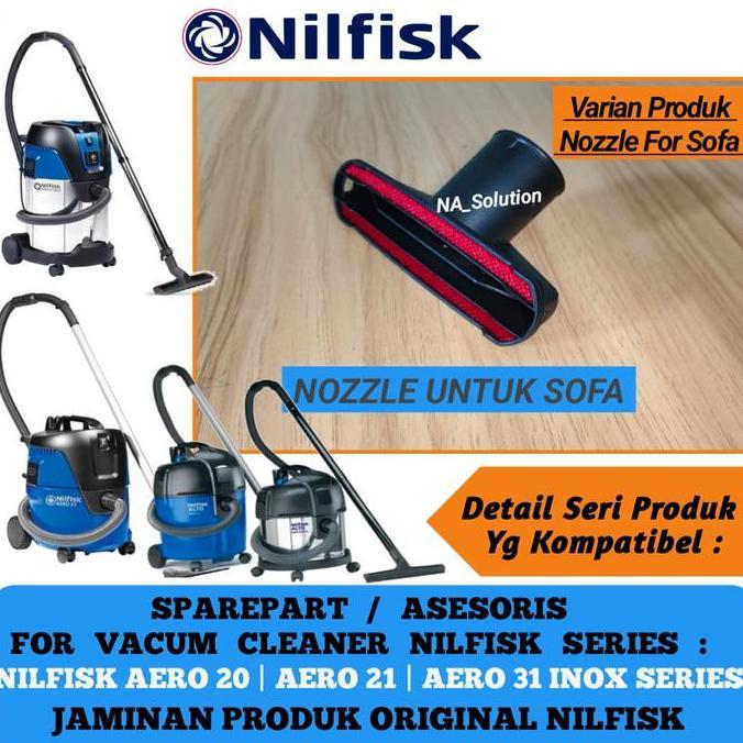 Selang Hose vacum Cleaner  Nilfisk aero 21-01 original & Nozzle vacum Cleanner Nilfisk aero 21 -01 B