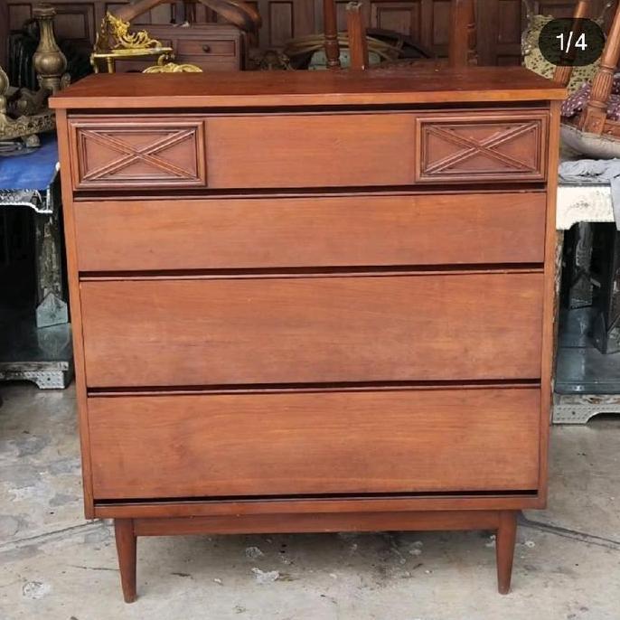 Terlaris Lemari Baju Jati Vintage Kaki Jengki