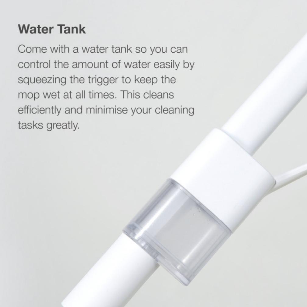 IUIGA Wet & Dry Microfiber Spray Mop - Pel Spray Lantai Microfiber Basah & Kering Set