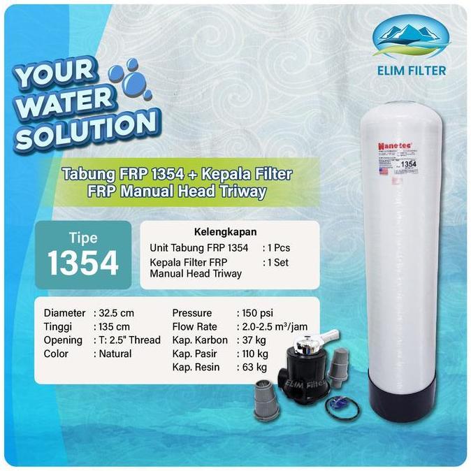 Tabung Filter Air FRP 1354