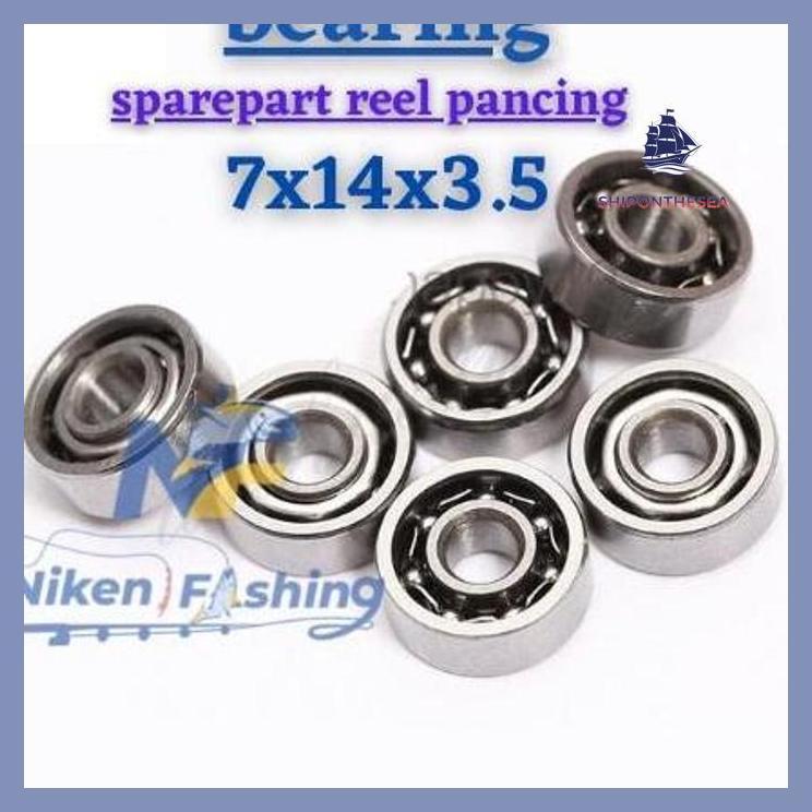 (PANCING) BEARING REEL PANCING UKURAN 7X14X3.5 - SPAREPART REEL PANCING SIAP KIRIM
