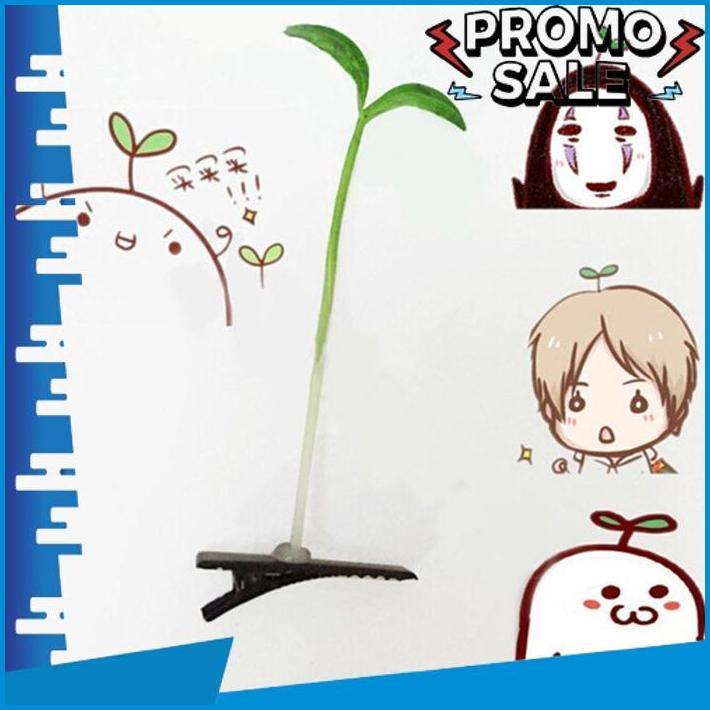 New Stock Hpda Hairpin Sepucuk Daun Tunas Tauge Sporut Hick Jepit Rambut Cosplay Dr-02