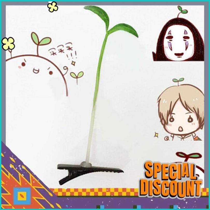 Ready Stock Hpda Hairpin Sepucuk Daun Tunas Tauge Sporut Hick Jepit Rambut Cosplay Dr-02