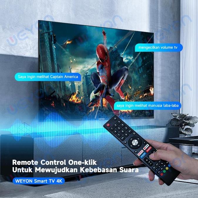 Terlaris Weyon Tv Smart Android 55 Inch 50 Inch Smart Tv Digital 50 Inch 55 Inch 4K Uhd Tv Android 5