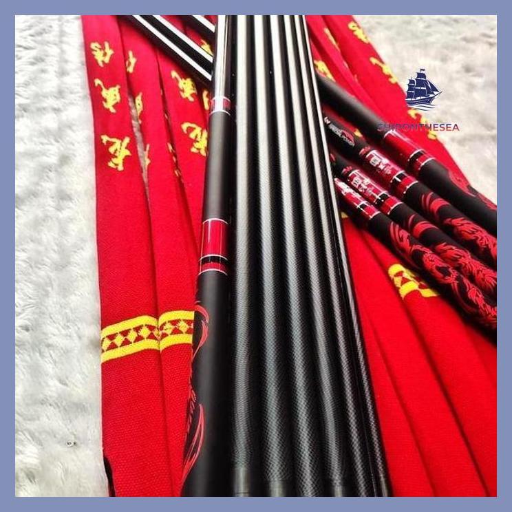 (PANCING) JORAN TEGEK PANCING IKAN JUXING TANPA CINCIN 360-720 KARBON PACKING AMAN