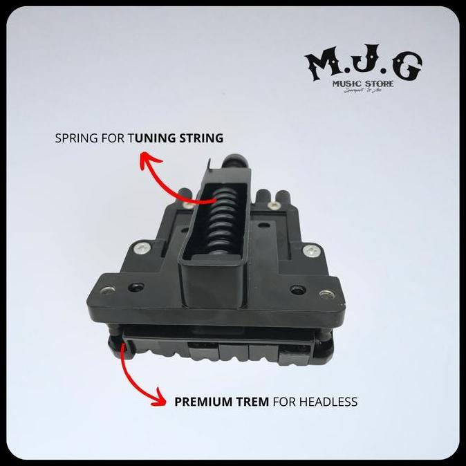 Tremolo Headless Gitar Elektrik Tanpa Headstock By Overlord Of Music
