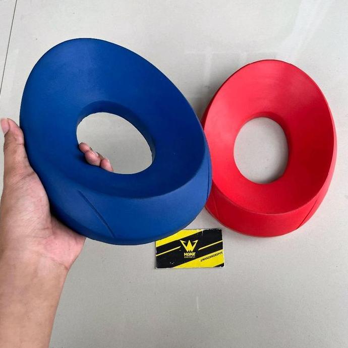 Donat Helm Universal Warna Hitam Merah Biru / Tatakan Helm Nolan, Arai, Agv, Hjc, Shoei, Dll