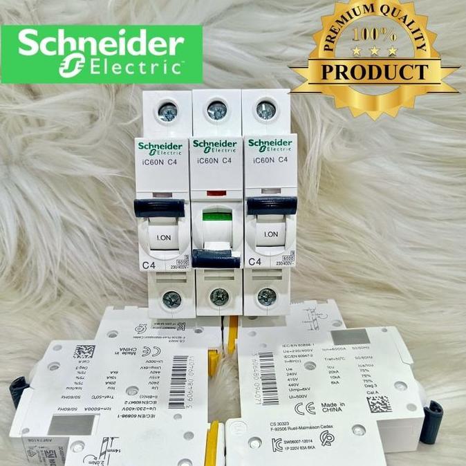 MCB Schneider 1phase Acti9 A9F74104 4A Original/mcb Schneider original mcb 4a mcb 1phase mcb Schneid