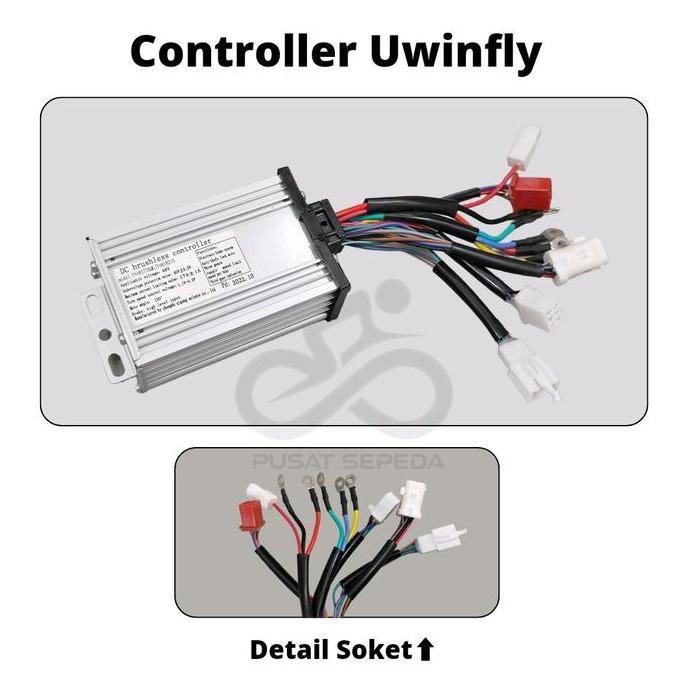 CONTROLLER SEPEDA LISTRIK UWINFLY 48V 12Ah