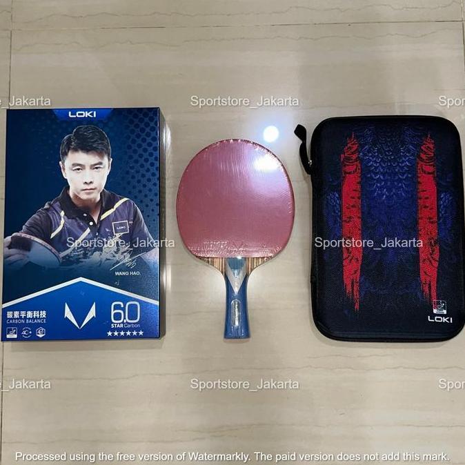 Bet Pingpong Bet Tenis Meja Bat Pingpong Loki 6star Carbon ORIGINAL