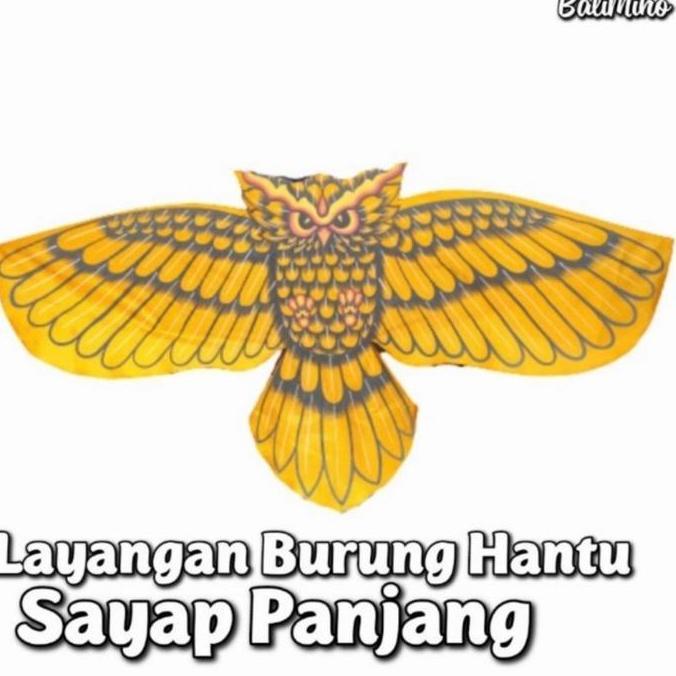 Layangan Celepuk Kebat Knockdown/Layangan Lipat/Layangan Burung/Bali GOL