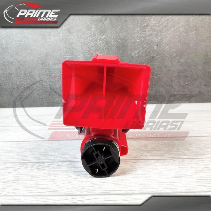 Klakson Horn Angin Mobil Stedel Stebel Nautilus Merah Universal 12V Original Dan Terpercaya